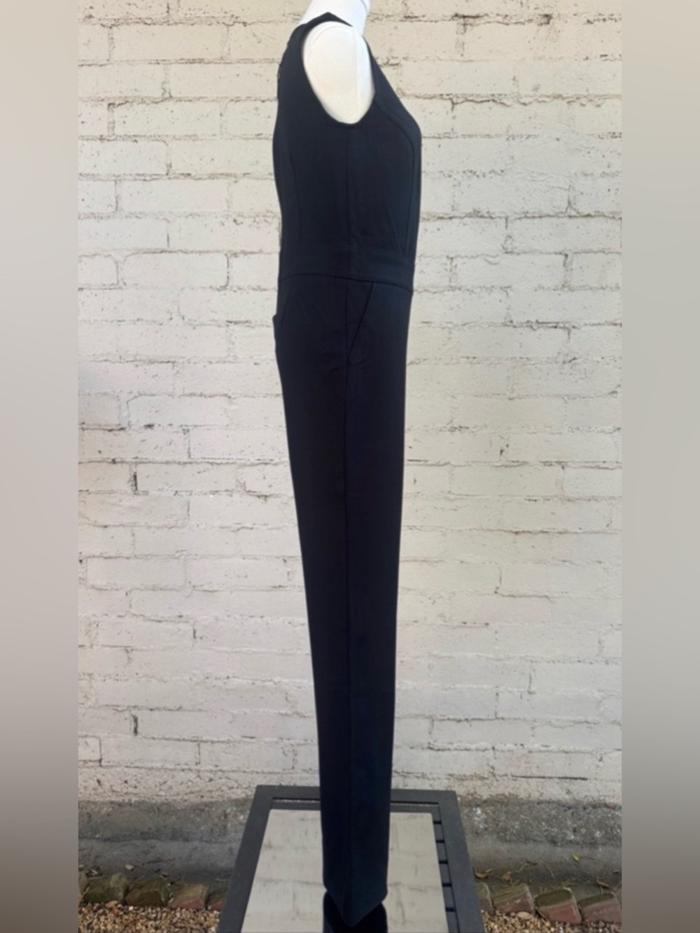 SPANX Perfect Sleeveless Jumpsuit Classic Black Size S - Picture 6 of 16